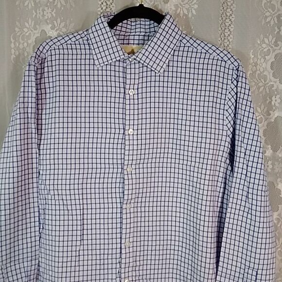 Michael Michael Kors Striped No Label Men's Shirt Size 16.5 34/35 - Picture 3 of 14